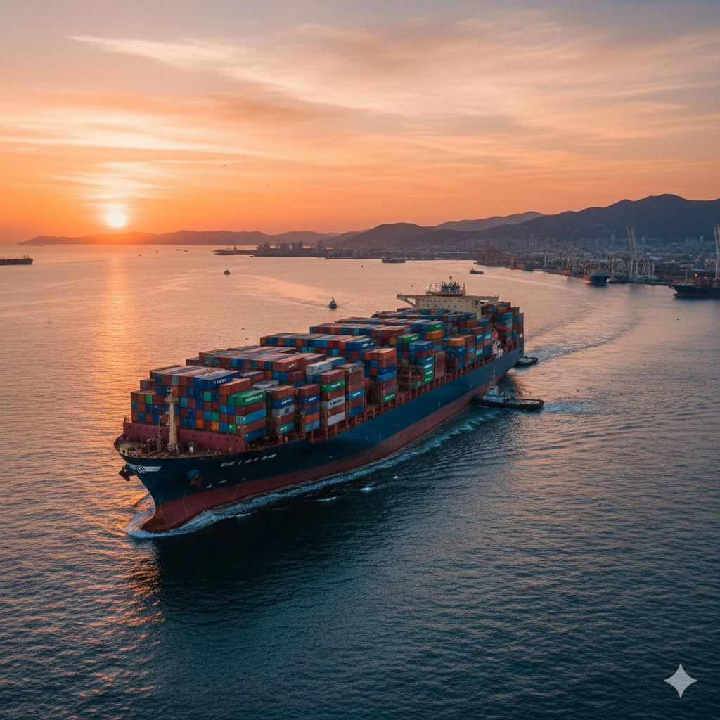 Cargo ship freight